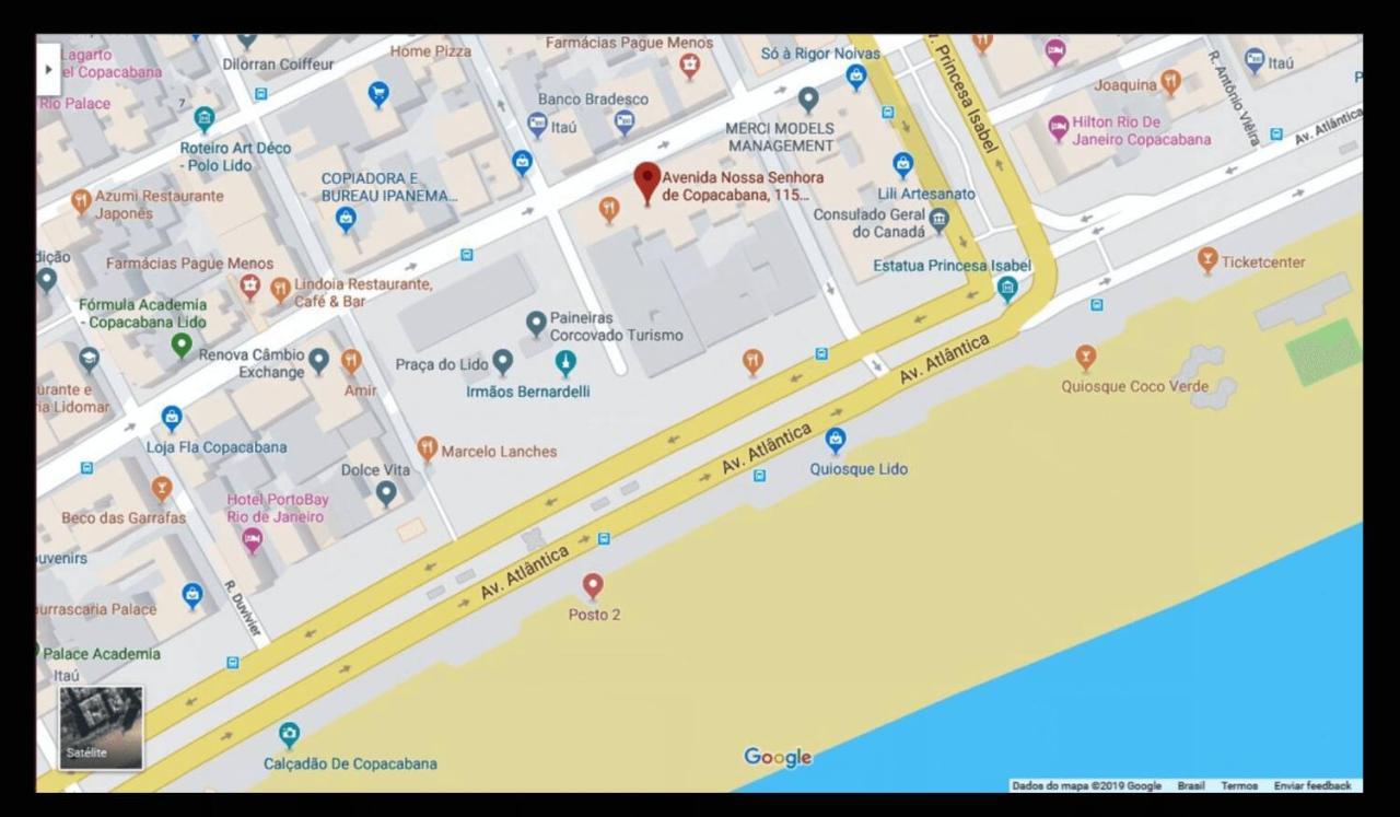 Copacabana Vista Mar Studio 里约热内卢 外观 照片